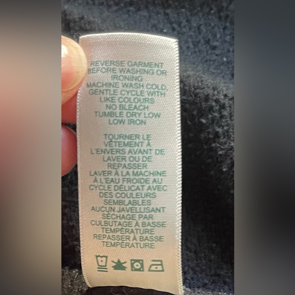 Vintage Roots Black Open Cardigan Sweatshirt Size M - Picture 9 of 12